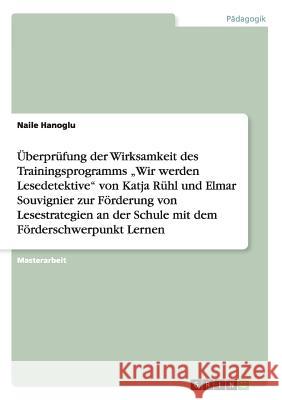 Überprüfung der Wirksamkeit des Trainingsprogramms 