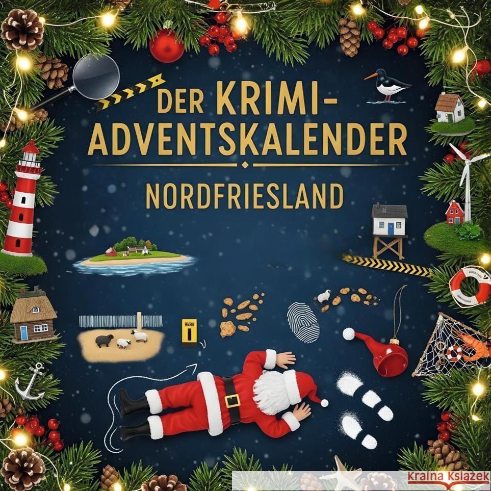 Der Krimi-Adventskalender Nordfriesland Krause, Amelia 9783695306022