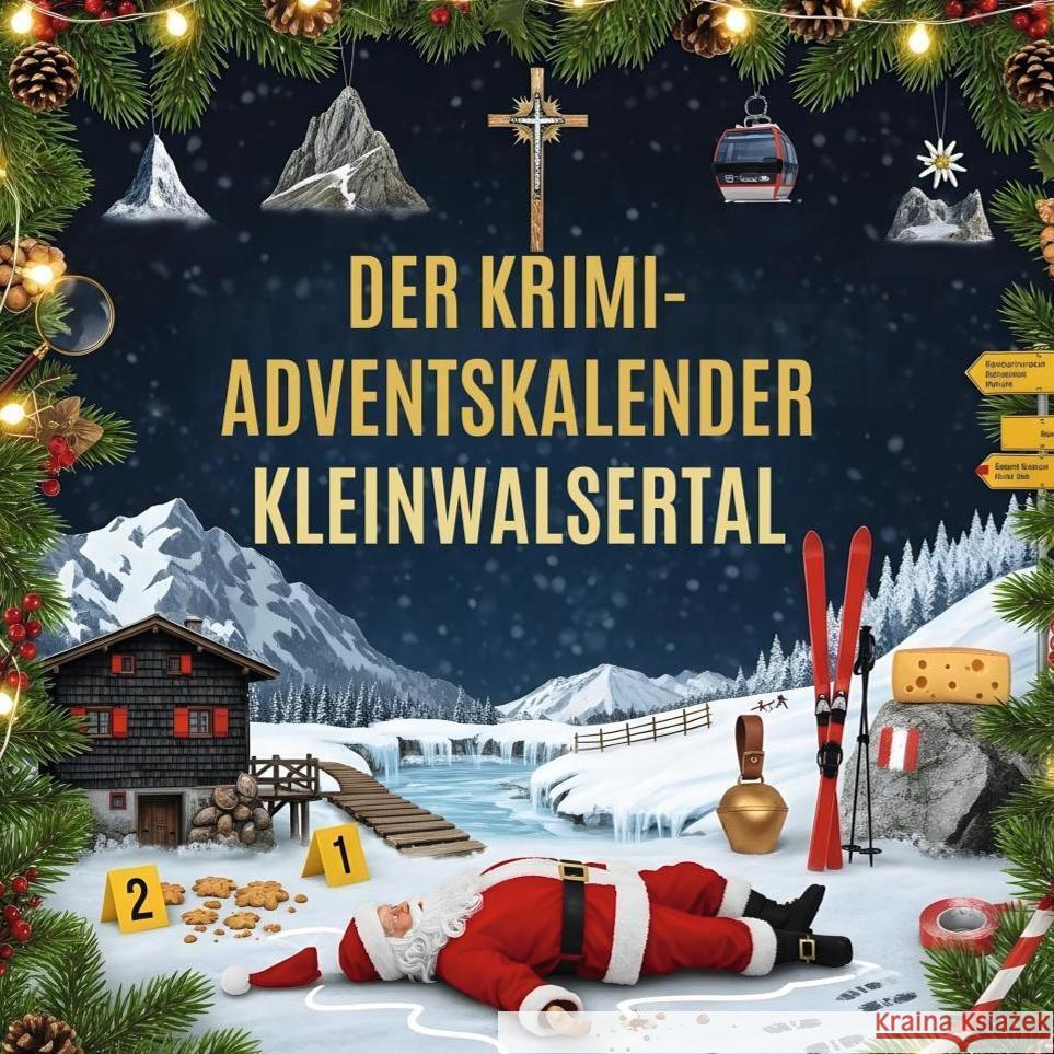Der Krimi-Adventskalender Kleinwalsertal Zimmermann, Anna 9783695306589 FlipFlop