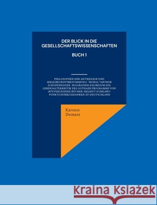 Der Blick in die Gesellschaftswissenschaften Karsten Demant 9783695745012