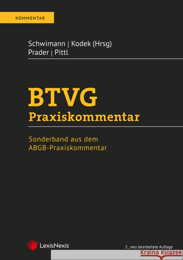 BTVG Praxiskommentar Prader, Christian, Pittl, Raimund 9783700787969 LexisNexis Österreich