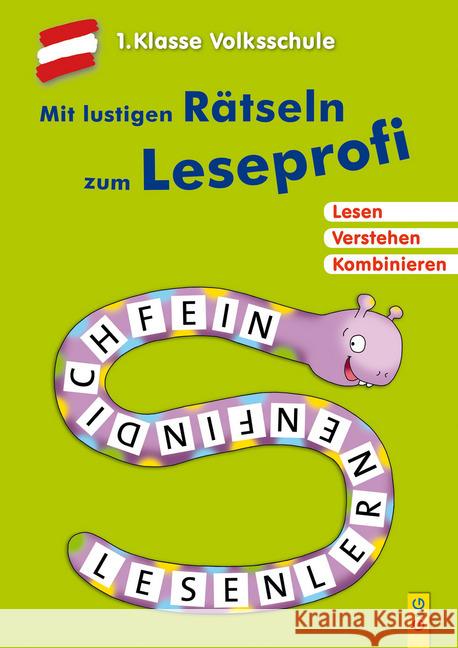 Mit lustigen Rätseln zum Leseprofi - 1. Klasse Volksschule : Lesen. Verstehen. Kombinieren. Thabet, Edith 9783707421118 G & G Verlagsgesellschaft