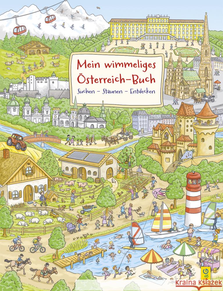 Mein wimmeliges Österreich-Buch Thabet, Edith 9783707425796