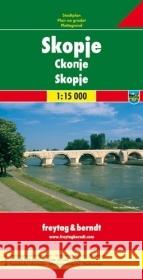 Map-Skopje  9783707907933 Freytag & Berndt