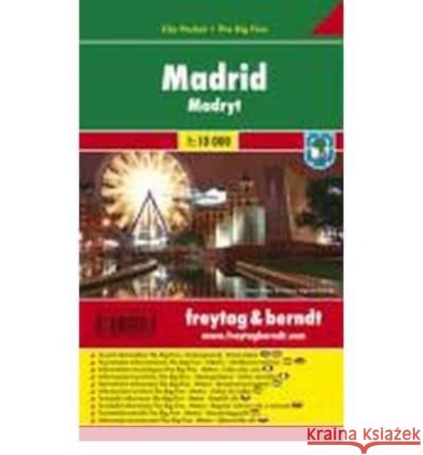 Madrid  City Pocket + the Big Five Waterproof 1:10 000  9783707909265 Freytag-Berndt u. Artaria