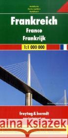 Frankreich. France. Frankrijk. Francia: Ortsregister mit Postleitzahlen, Entfernungen in km, Autofähren    9783707909548 Freytag-Berndt u. Artaria