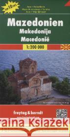 Mapa samochodowa - Macedonia północna, 1:200 000  9783707912807 Freytag-Berndt u. Artaria