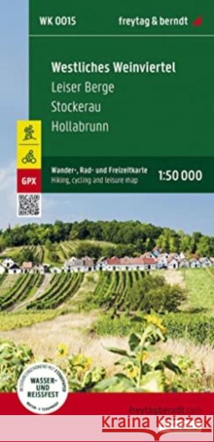 Western Weinviertel Hiking, cycling and leisure map: 1:50,000 scale map Freytag + Berndt 9783707919301 Freytag-Berndt