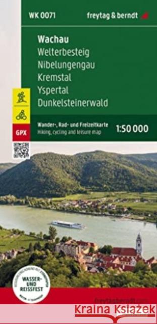 Wachau Hiking, cycling and leisure map freytag + berndt 9783707919332 Freytag-Berndt