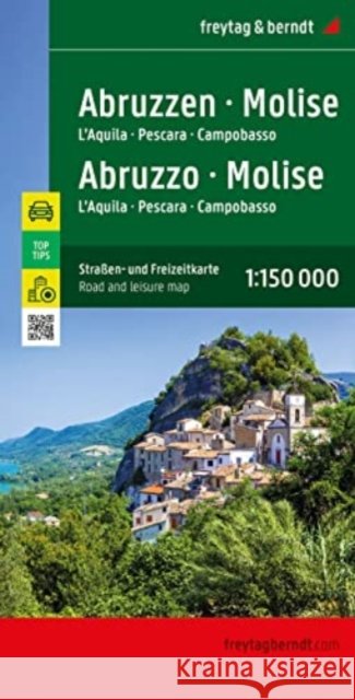 Abruzzo - Molise - Road and leisure map Freytag-Berndt 9783707921212