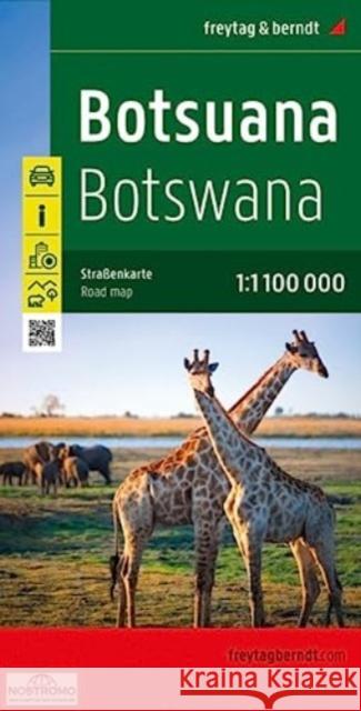 Botswana, road map 1:1,100,000 Freytag-Berndt 9783707921977