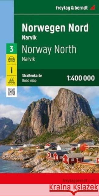 Norway North - Road Map: Tromso - Bodo - Narvik Freytag-Berndt 9783707922127