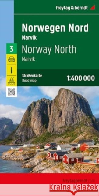 Norway North - Road Map: Tromso - Bodo - Narvik Freytag-Berndt 9783707922127