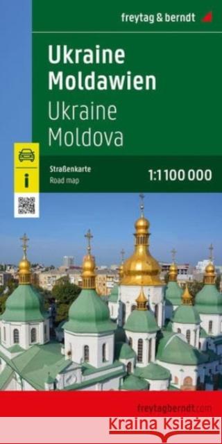 Ukraine - Moldova Road Map Freytag-Berndt 9783707922257
