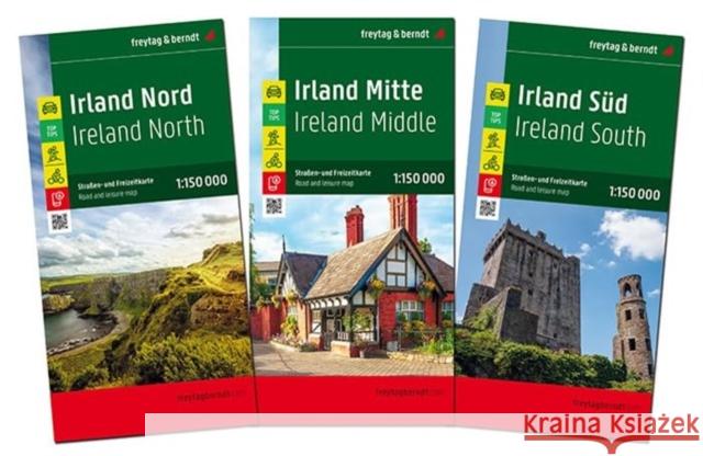 Ireland Road Map - 3 Map Set: 1:150,000 scale Freytag-Berndt 9783707923223