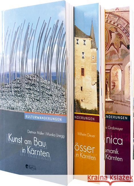 Transromanica, Burgen & Schlösser, Kunst am Bau, 3 Teile Deuer, Wilhelm, Grabmayer, Johannes, Unegg, Monika 9783708406503