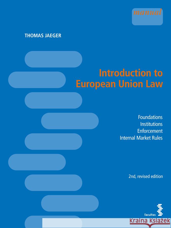 Introduction to European Law Jaeger, Thomas 9783708924748