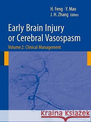 Early Brain Injury or Cerebral Vasospasm, Volume 2: Clinical Management Feng, Hua 9783709103555 Not Avail
