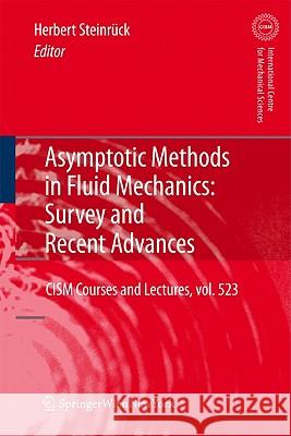 Asymptotic Methods in Fluid Mechanics: Survey and Recent Advances Herbert Steinruck 9783709104071