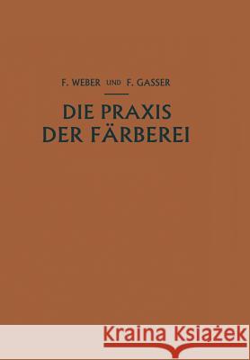 Die Praxis Der Färberei: Erfahrungen Reƶepturen Und Winke Weber, Franz 9783709123850 Springer
