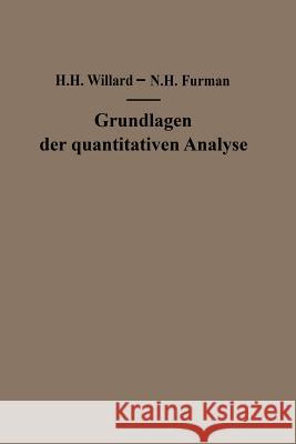 Grundlagen Der Quantitativen Analyse: Theorie Und Praxis Grubitsch, Heribert 9783709136430 Springer