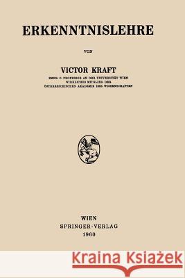 Erkenntnislehre Victor Kraft 9783709150856 Springer