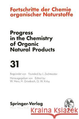 Fortschritte Der Chemie Organischer Naturstoffe / Progress in the Chemistry of Organic Natural Products Andersen, N. H. 9783709170960 Springer