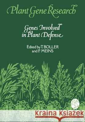 Genes Involved in Plant Defense Thomas Boller Frederick Meins 9783709173800 Springer