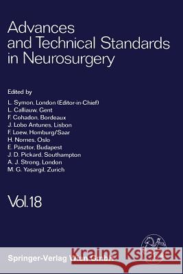 Advances and Technical Standards in Neurosurgery  9783709173855 Springer