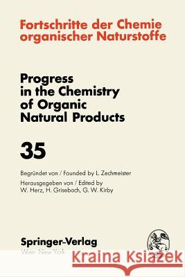 Fortschritte Der Chemie Organischer Naturstoffe / Progress in the Chemistry of Organic Natural Products Gottlieb, O. R. 9783709185070 Springer