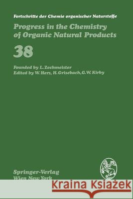 Fortschritte Der Chemie Organischer Naturstoffe / Progress in the Chemistry of Organic Natural Products Fischer, H. D. 9783709185506 Springer