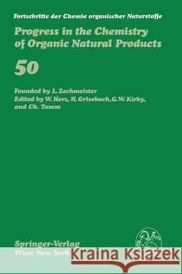 Fortschritte Der Chemie Organischer Naturstoffe / Progress in the Chemistry of Organic Natural Products Inouye, H. 9783709188903