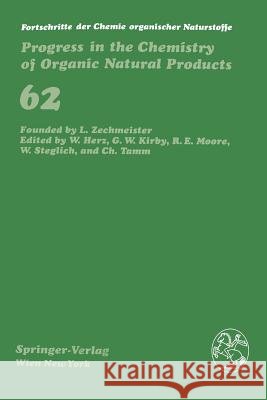 Fortschritte Der Chemie Organischer Naturstoffe / Progress in the Chemistry of Organic Natural Products Bhat, S. V. 9783709192528 Springer