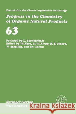 Fortschritte Der Chemie Organischer Naturstoffe / Progress in the Chemistry of Organic Natural Products Cardenas, J. 9783709192832 Springer