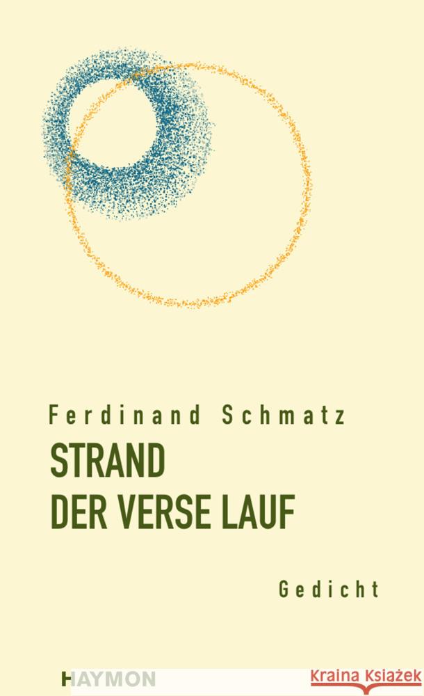 STRAND DER VERSE LAUF Schmatz, Ferdinand 9783709981597