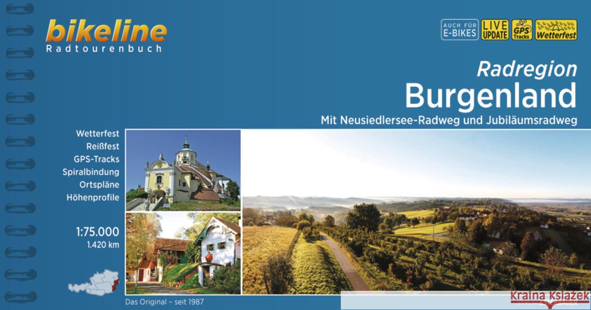 Burgenland Radregion: 2022  9783711100535 Verlag Esterbauer