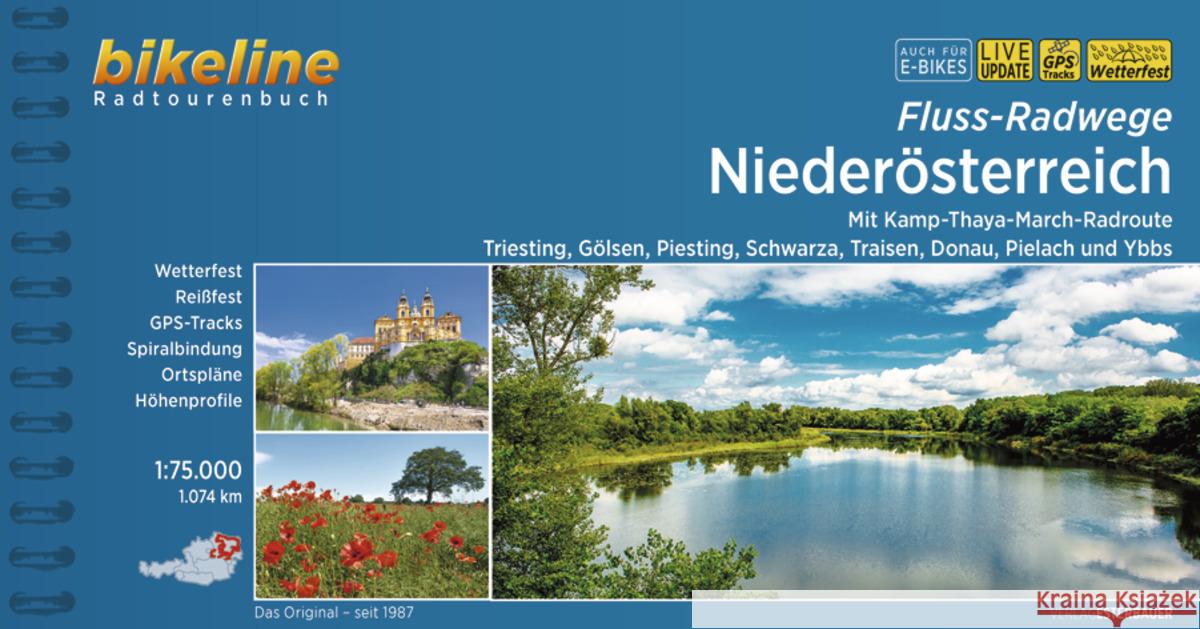 Niederosterreich Fluss-Radwege: 2022  9783711100764 Verlag Esterbauer