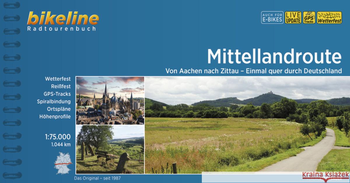 Mittellandroute Esterbauer Verlag 9783711100924 Esterbauer