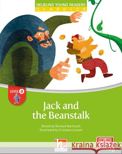 Young Reader, Level a, Classic / Jack and the Beanstalk + e-zone Northcott, Richard 9783711402141 Helbling Verlag