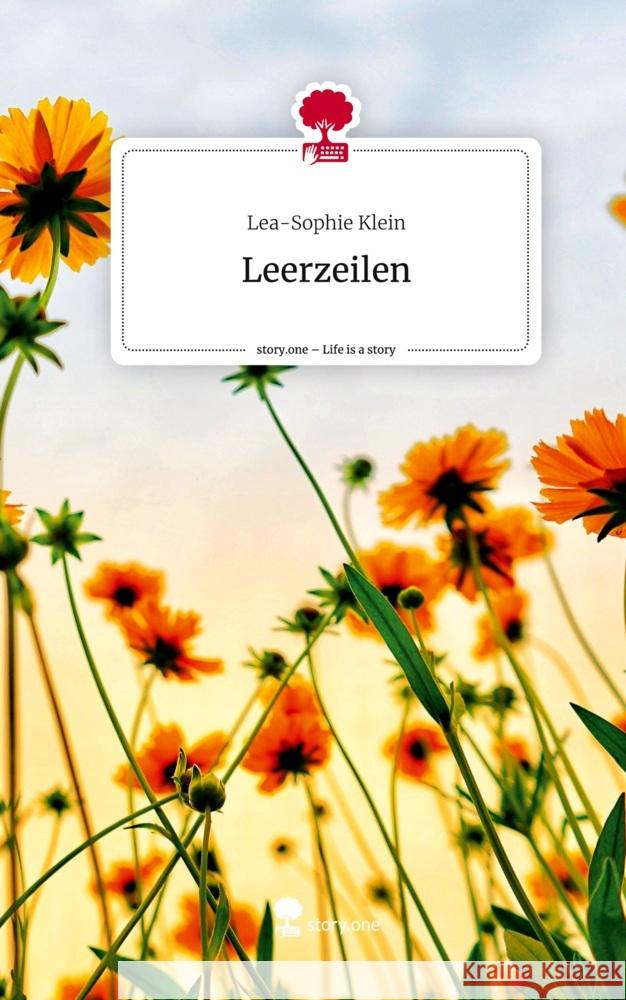 Leerzeilen. Life is a Story - story.one Klein, Lea-Sophie 9783711551115