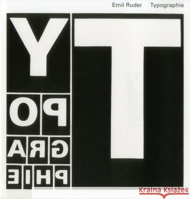 Typography: A Manual of Design Emil Ruder 9783721200430 Niggli Verlag