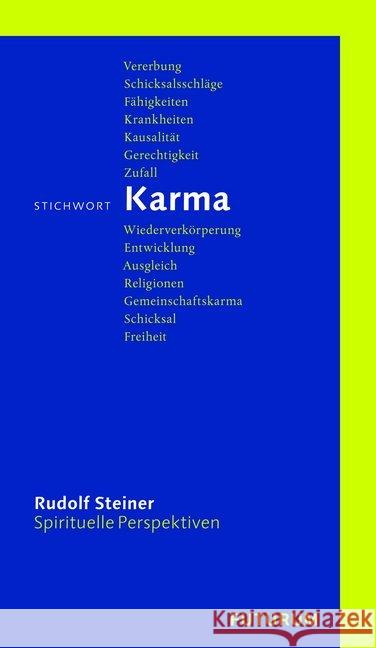 Stichwort Karma Steiner, Rudolf 9783727449086