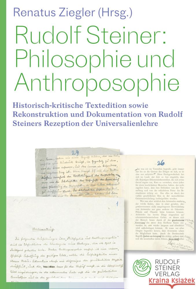 Philosophie und Anthroposophie Ziegler, Renatus 9783727453410 Rudolf Steiner Verlag