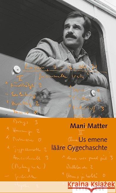 Us emene lääre Gygechaschte Matter, Mani 9783729608283 Zytglogge-Verlag