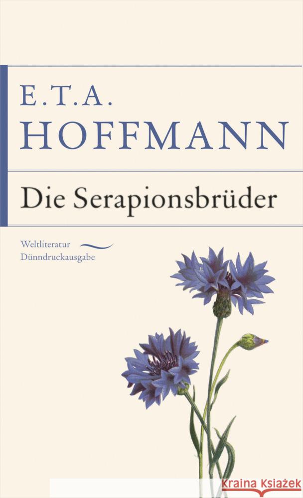 Die Serapionsbrüder Hoffmann, E. T. A. 9783730608555 Anaconda