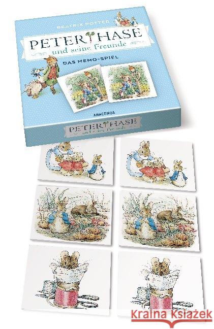 Peter Hase und seine Freunde - Das Memo-Spiel (Kinderspiel) Potter, Beatrix 9783730608685