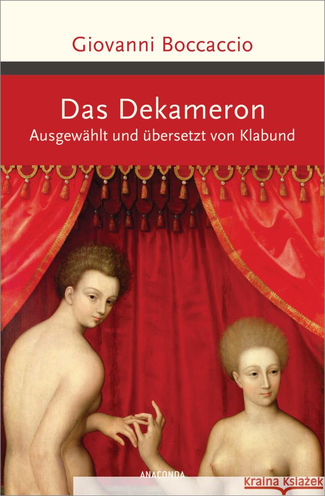 Das Dekameron. Ausgewählt und übersetzt von Klabund Boccaccio, Giovanni 9783730609842 Anaconda