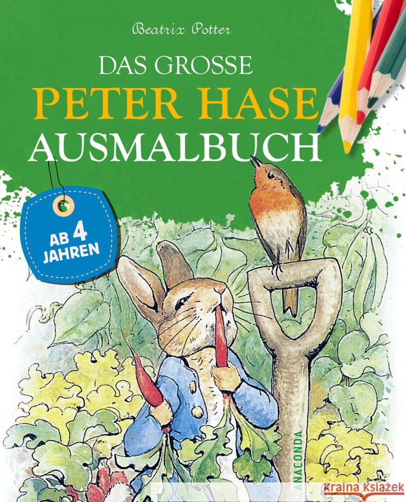 Das große Peter Hase Ausmalbuch Potter, Beatrix 9783730609903