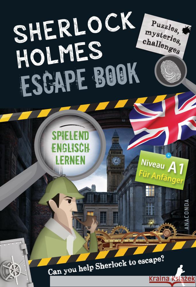 Sherlock Holmes Escape Book. Spielend Englisch lernen - für Anfänger Sprachniveau A1 Saint-Martin, Gilles 9783730611043