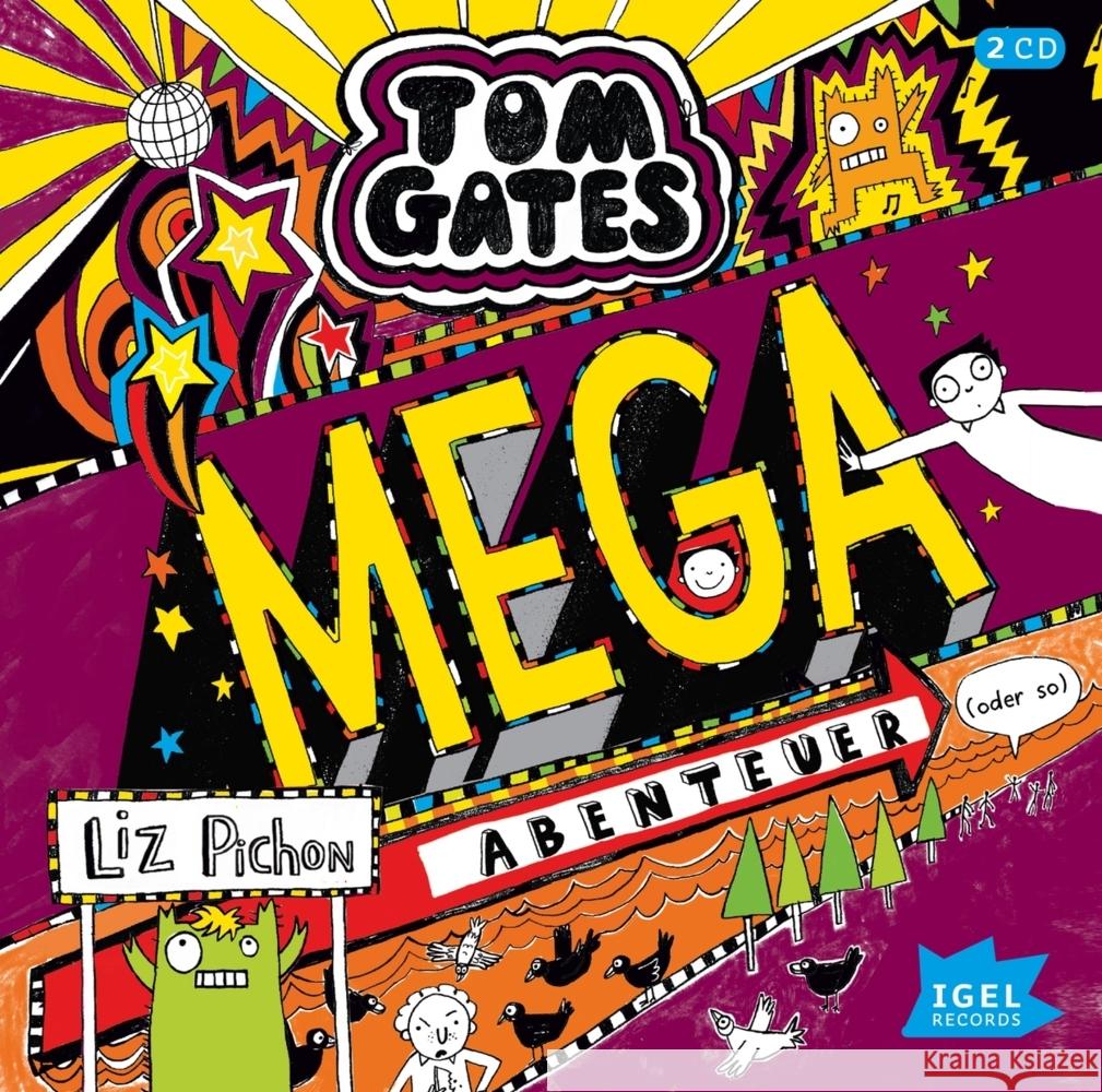 Tom Gates 13. Mega-Abenteuer (oder so), 2 Audio-CD Pichon, Liz 9783731312994